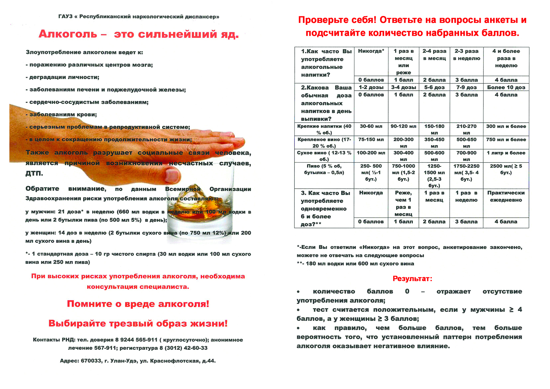 алкоголь сильнейший яд